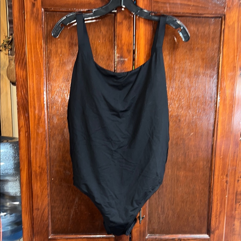 Women’s Size Large Hermosa One Piece Swimsuit, Athleta Brand Black
